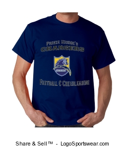 PG Charger Blue T-Shirt Design Zoom